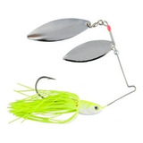 Isca Artificial Albatroz Spinner Bait 14gr Escolha A Cor Cor Verde Escuro branco