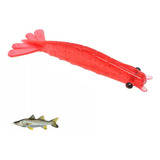 Isca Artificial Camarão Grande 12cm Red