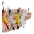 Isca Artificial Camarão Silicone Com Anzol Corvina Kit 5 Un