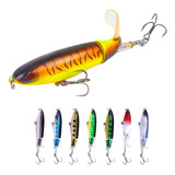 Isca Artificial Com Hélice Whopper Plopper Importada Kit 5un