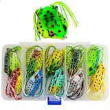 Isca Artificial Sapo Sapinho Frog Rã Anti Enrosco Kit 10 Und