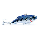 Isca Artificial Tucunaré Traíra Robalo Cores Realistas 7 5cm Cor Prateado azul 170