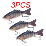 Isca Biônica Articulada 3pc 100 Mm Articulada 7 Segmentos D