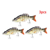 Isca Biônica Articulada De 100 Mm Isca De Pesca De 3 X 7 Seg
