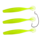 Isca Soft Slow Shad 12cm Monster 3x Anzol De Brinde