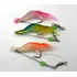 Iscas Camarão Pesca Encastoado Kit 3 Un Grande 9cm Tucunaré