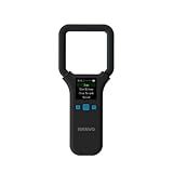 ISENVO AR190E Bluethooth Scanner De Microchip Para Animais De Estimação Leitor De Animais RFID Portátil Sem Fio Scanner De Chip De Animal De Estimação De 134 2 KHz Com Visor OLED Leitor De Etiquetas