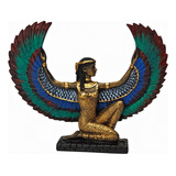 Isis Egípcia Fênix Decoração Deusa Estátueta