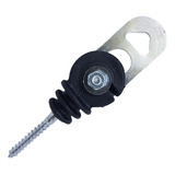 Isolador Engate Para Porteira Com Parafuso Preto Cni