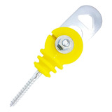 Isolador Engate Porteira Parafuso Amarelo Cni