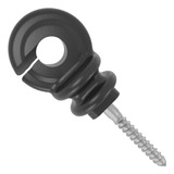 Isolador Gancho Cerca Elétrica Rural 7cm Preto 50 Unid 
