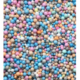 Isopor pérola bolinha Slime Artesanato Multicolorido 1 Litro