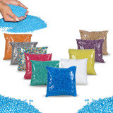 Isopor Pérola Bolinha Verde Slime Artesanato Colorido 100ml