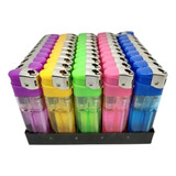 Isqueiro Lighter Colorido Transparente Caixa C