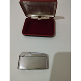 Isqueiro Liso Metal Fluido Antigo Retro Vintage