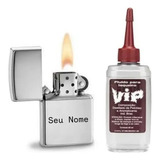 Isqueiro Personalizado   Recarregável   Fluído Vip
