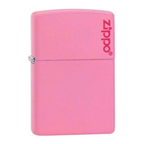 Isqueiro Zippo 238zl Classic Logo Rosa Fosco Original Sem Fluido