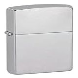isqueiro zippo cromado brushed chrome