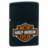 Isqueiro Zippo Harley Davidson-logo Black Matte 218hd H252