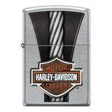Isqueiro Zippo Harley Davidson-logo Street Chrome 2804