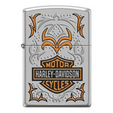 Isqueiro Zippo Harley Davidson Motorcycles-7logo Satin 7169