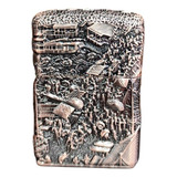Isqueiro Zippo Zorro Colecionável Vintage Bronze