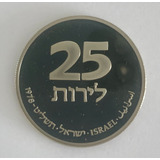 Israel 25 Lirot Proof Lâmpada Hanukka França