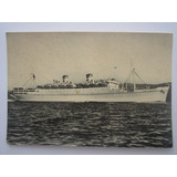 Itália Cartão Postal Antigo Navio Embarcação C42