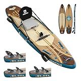 ITAOSTAR W02C Prancha De Remo Super Larga De 86 Cm Prancha Inflável Mais Divertida Com 5 Aletas Para Melhor Equilíbrio Prancha De Stand Up Paddle Com Acessórios De SUP Premium Para Adultos De Todos