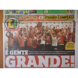 Ituano Campeão Paulista 2014 Jornal Lance Poster Interno