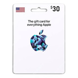 Itunes Gift Card 30 Dólares Usa iPod iPhone iPad iMac