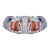 Ive098 1 Par De Espelho Retrovisor Indicador Tampa De Luz 