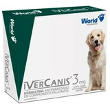 Ivercanis 3mg   C 4 Comp Carrapato Sarna Para Cães Até 15kg