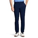 IZOD Calça Masculina Golf Swingflex Reta Com Frente Lisa Pavão 30W 30L