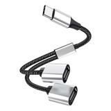 J Cabo Divisor Tipo C Adaptador Divisor Usb Otg 2 Usb 2 0