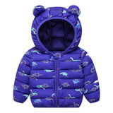 J Kids Coat Cute Baby Girls Jacket Boys Down With Ear Hoodie