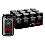Jack Daniel´s & Coca-cola 350ml (12 Latas) Kit Jack & Coke