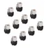 Jack Keystone Cat6a Rj45, Pacote Com 10 Unidades Compatíve