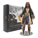 Jack Sparrow Piratas Do Caribe 15cm - Frete Grátis!