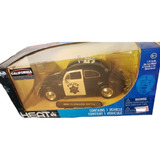 Jada Heat 1959 Volkswagen Beetle Police Fusca Escala 1 24