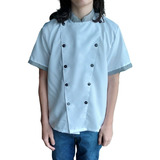Jaleco Cozinheiro Dolmã Cozinha Chef Branco Oxford Top