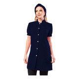 Jaleco Feminino Acinturado Botao
