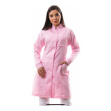 Jaleco Feminino Acinturado Gola