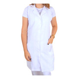 Jaleco Feminino Acinturado Oxford Sem Manga Regata Atacado