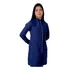 Jaleco Feminino Gabardine Gola Padre Com Zíper Manga Longa