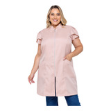 Jaleco Feminino Oxford Ziper