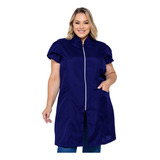 Jaleco Feminino Oxford Ziper
