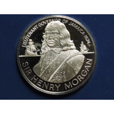 Jamaica 10 Dollars 42,8 Gr Prata 925 1974 Henry Morgan Fc
