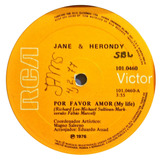 Jane E Herondy Compacto 1976 Por Favor Amor  my Life 