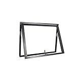 Janela Maxim Ar Abertura Central Premium 1 Folha Vidro Mini Boreal 60x60cm CRV Portas E Janelas